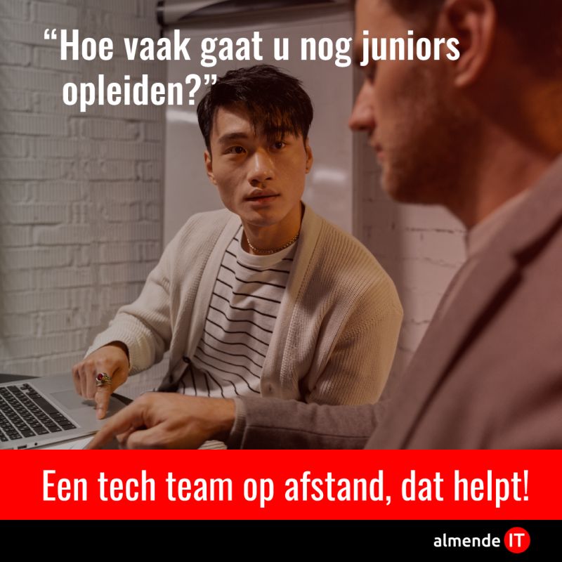 Hoe vaak nog juniors